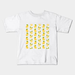 Lemon Seamless Pattern Kids T-Shirt